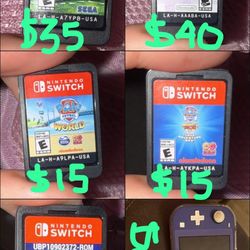 SELLING NINTENDO SWITCH GAMES