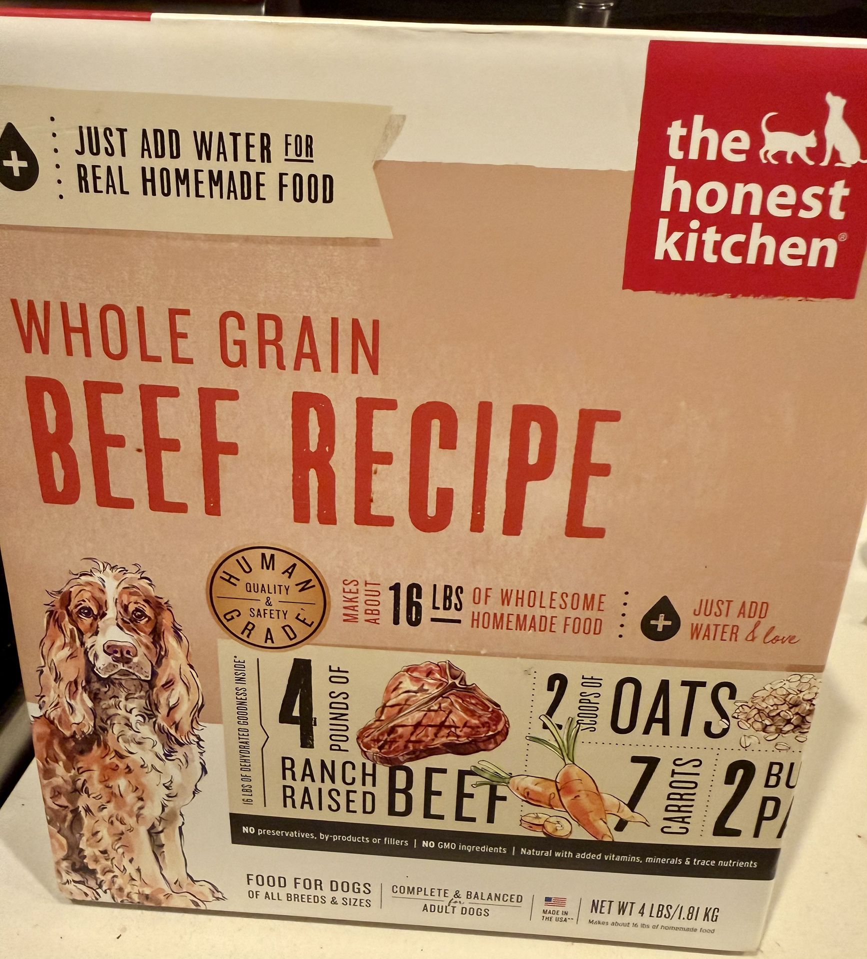 The Honest Kitchen Dehydrated Dog Food: Beef Recipe
