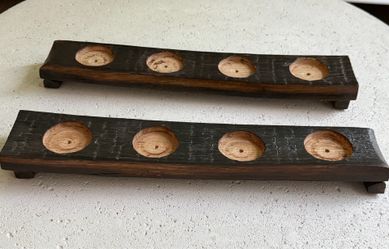 Whiskey Tasting Glasses Plank - total of 2