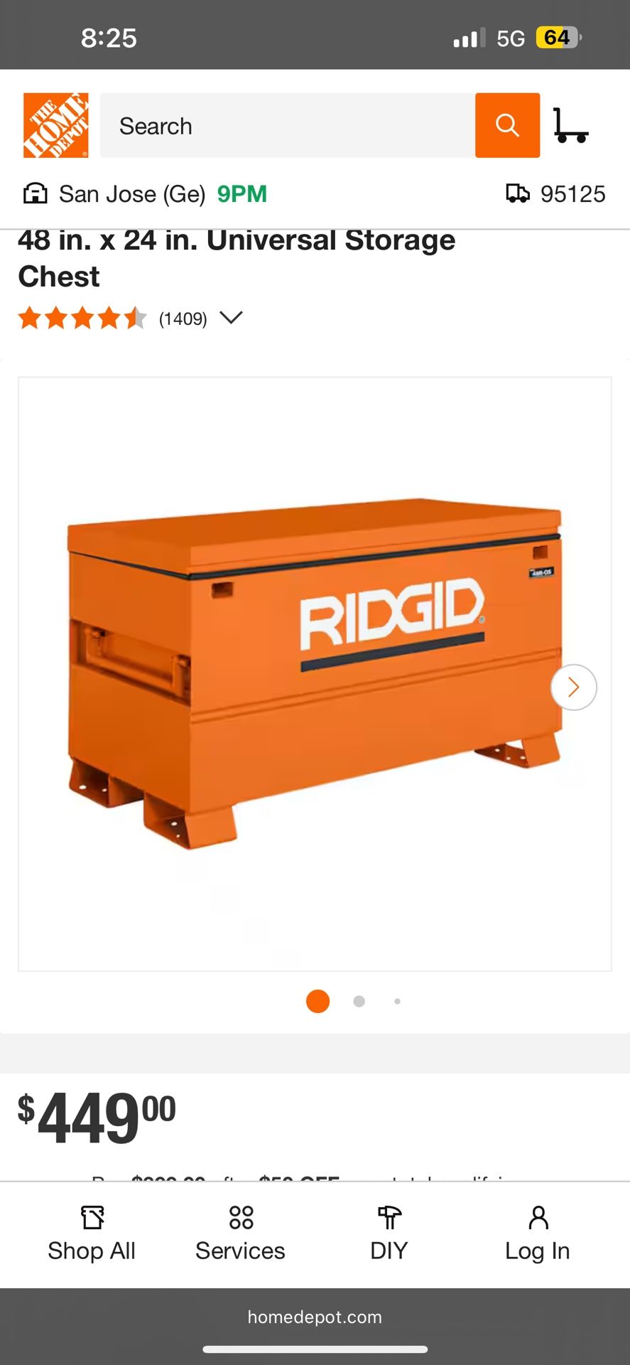 Used Rigid Gang Box