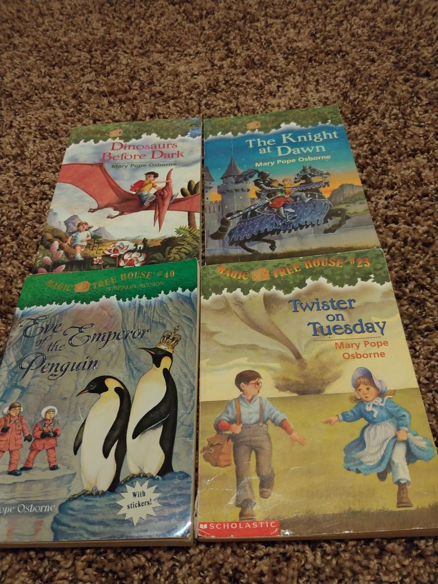 Magic Tree House Books. 1, 2, 23 and 40