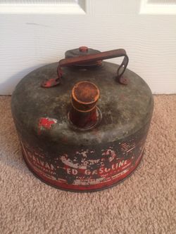 Galvanize gasoline can