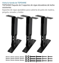 3 soportes de vigas elevadoras de techo resistentes