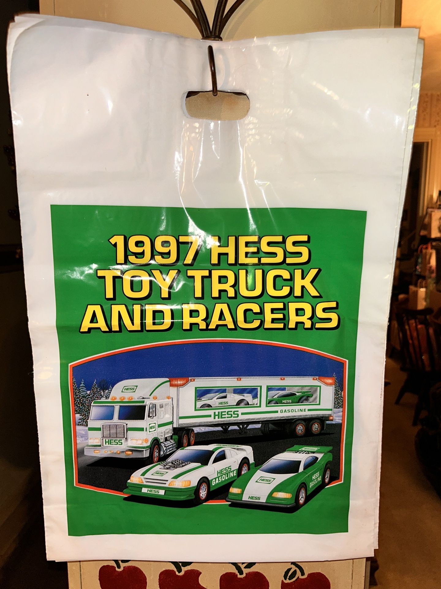 1997 Hess Truck And Racer Plastic Bags