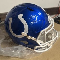 Anthony Richardson Signed Helmet