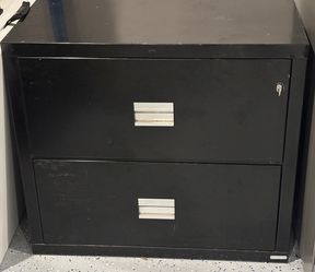 2 Drawer Fire Resistant Lateral File Cabinet