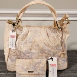 BRAHMIN Ruby Topaz Alma Handbag and Wallet - LOW PRICE.