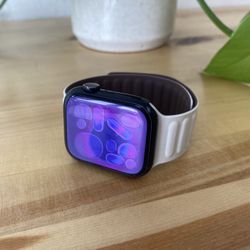 Unlocked Apple Watch Series 9 45MM Black  Cellular + GPS