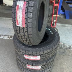 265/75/16 New Set Of AT Tires Installed 
