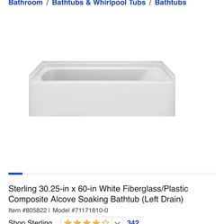 Sterling By Koehler Bath Tub