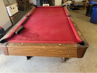 Free pool table