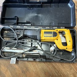 Dewalt Corded Sawzall 