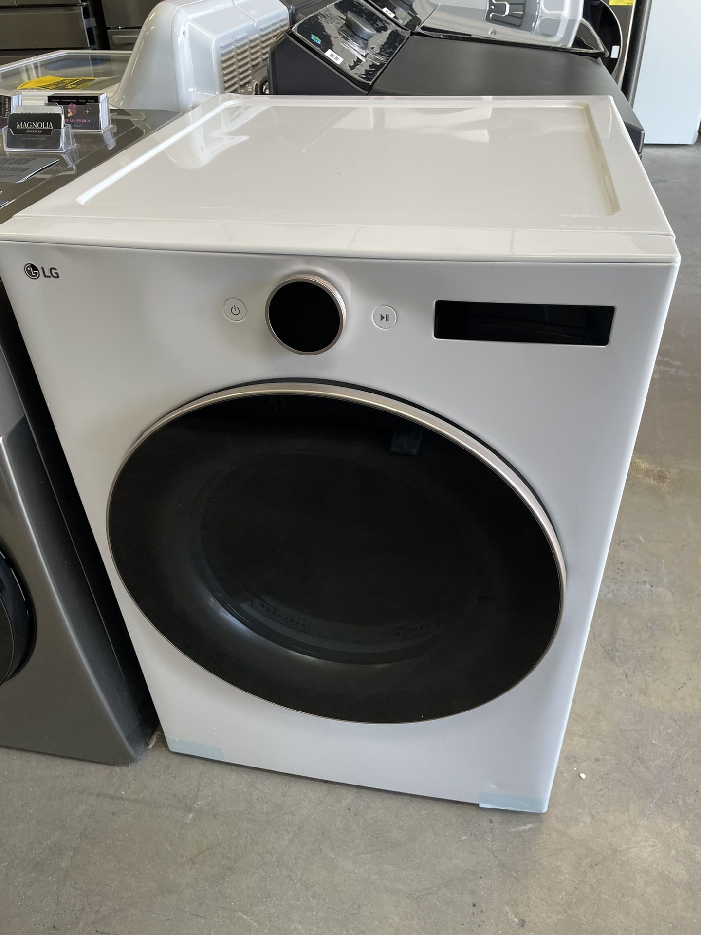 LG Front Load Gas Dryer In White