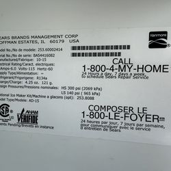 Kenmore refrigerator