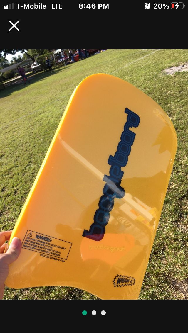 Boogie Boards New Sealed Package Colors Available Red, Blue or Yellow (have Several Available) pick up Margate (Southgate and Rock Island)