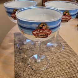 Margaritaville Cocktail Drinking Glasses