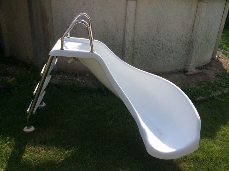 Inter-Fab Zoomerang Pool Slide | Right Curve | White | ZM-CR-SS