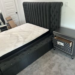 Brand New Danbury Bed Frame & Nightstand