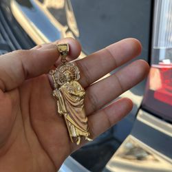 14k San Judas Pendant