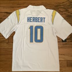 Chargers Herbert Navy Blue Gold white Jerseys NFL #10 Los Angeles