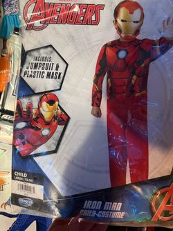 Marvel Iron Man Child Costume Large 12-14