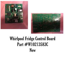 Whirlpool Fridge Control Board   Part #W10213583C