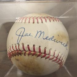 Joe Medwick Autographed Baseball