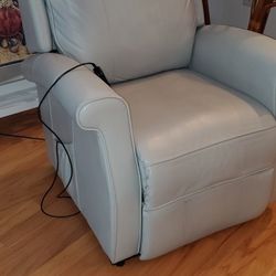 Leather Power Lift, Recliner 
