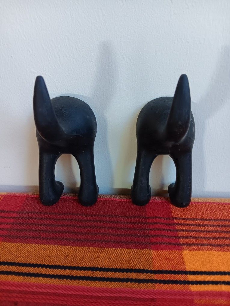 IKEA Black BASTIS Dog Tail Hook ( 2)