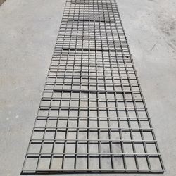 Metal Grate Rack Shelves Shelving 71" X 21" Only $20.00