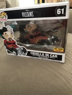 Funko pop Disney ride cruella in car exclusive