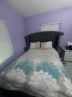 Queen Size Bed Frame (Mattress NOT INCLUDED)