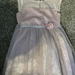 Girls Size 8 Sparkly Pink Dress