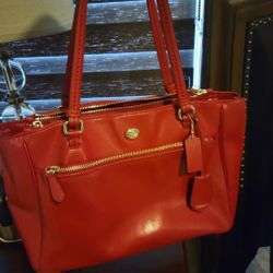 Coach Red Purse