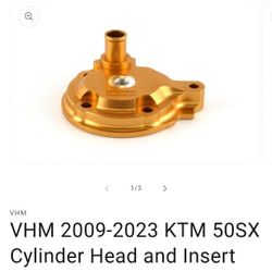Ktm 50sx VHM Cylinder Head And Insert 