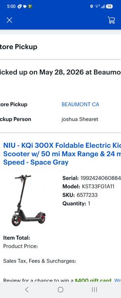 Scooters  niu kqi 300x