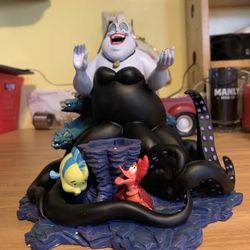 Disney Catalog Exclusive Ursula Sculpture with Mini Snowglobe