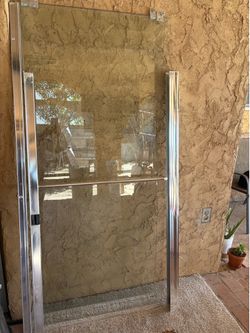 Puerta de Baño Corrediza de Vidrio- Excelente estado!