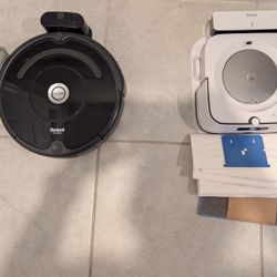 iRobot Braava Jet M6 Wi-Fi Mop & Roomba 675 Wi-Fi Vacuum