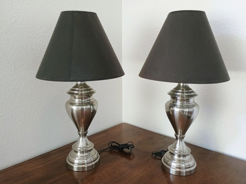 Matching Metal Lamps