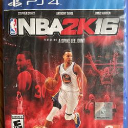 PS4 NBA 2K 16