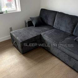 New Black Sofa 