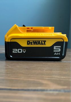 Dewalt 20v Lithium ion Max 5Ah