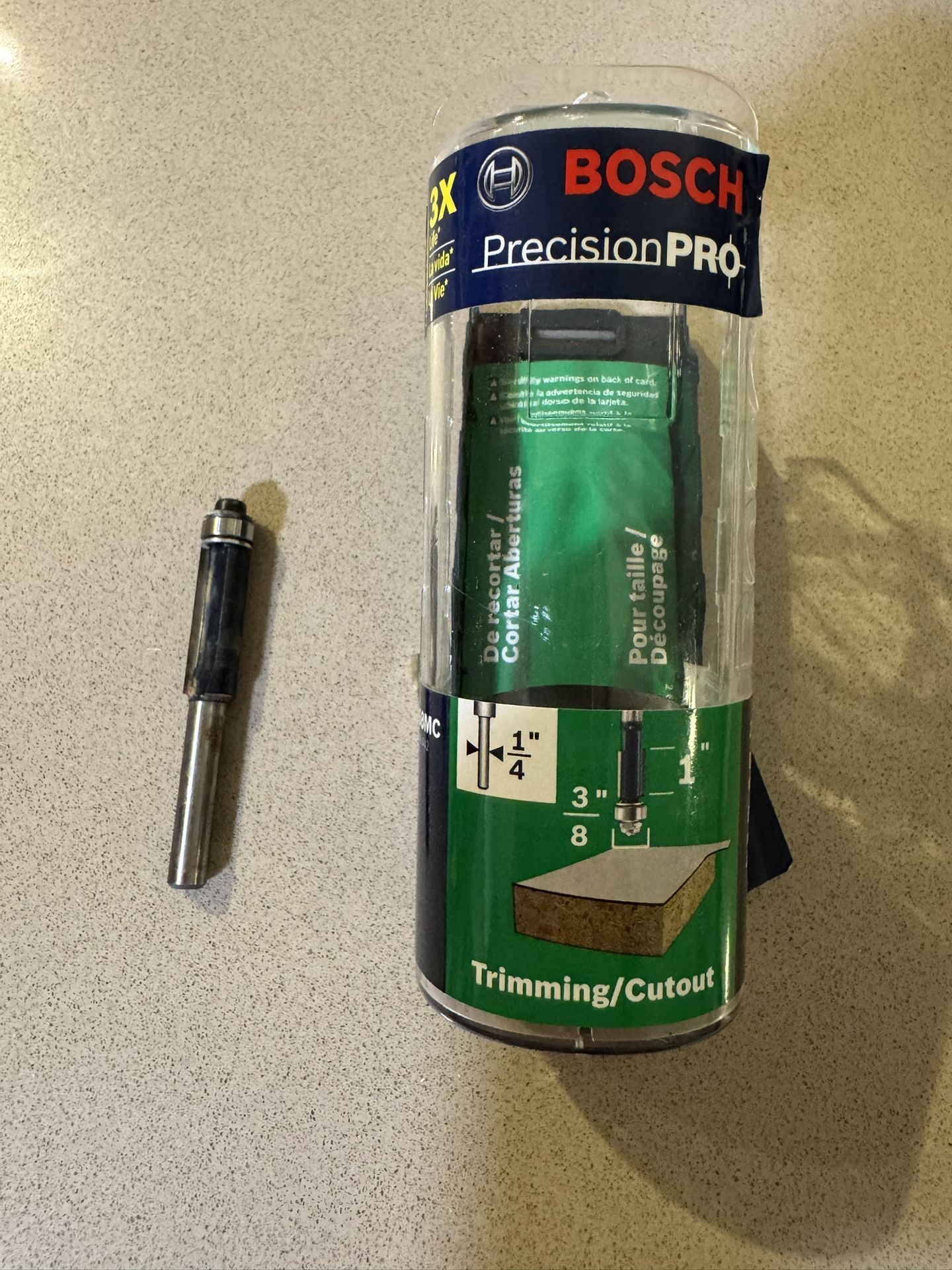 Bosch 1/4” Router Bit