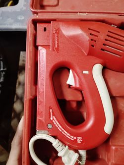 Staple Gun + Nail Gun. 