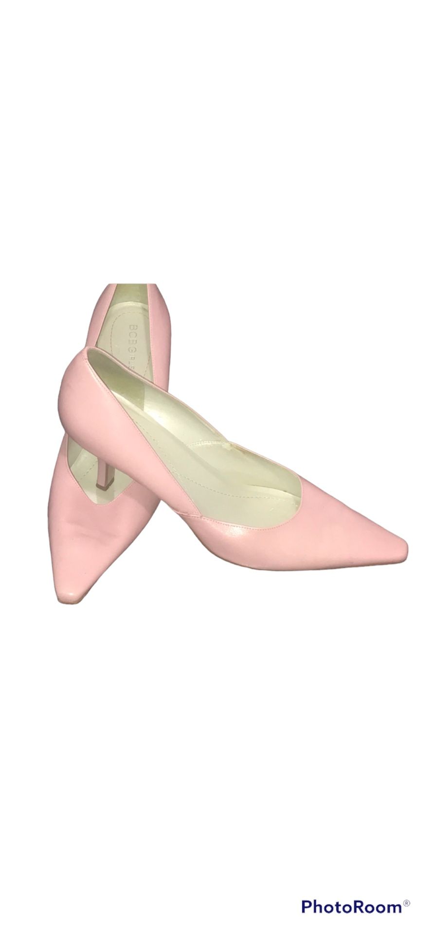 BCBG Soft Pink Point-Toe Heels 8.5