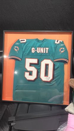 MIAMI DOLPHINS GIFTED JERSEY TO G-UNIT AUGUST 8 2005