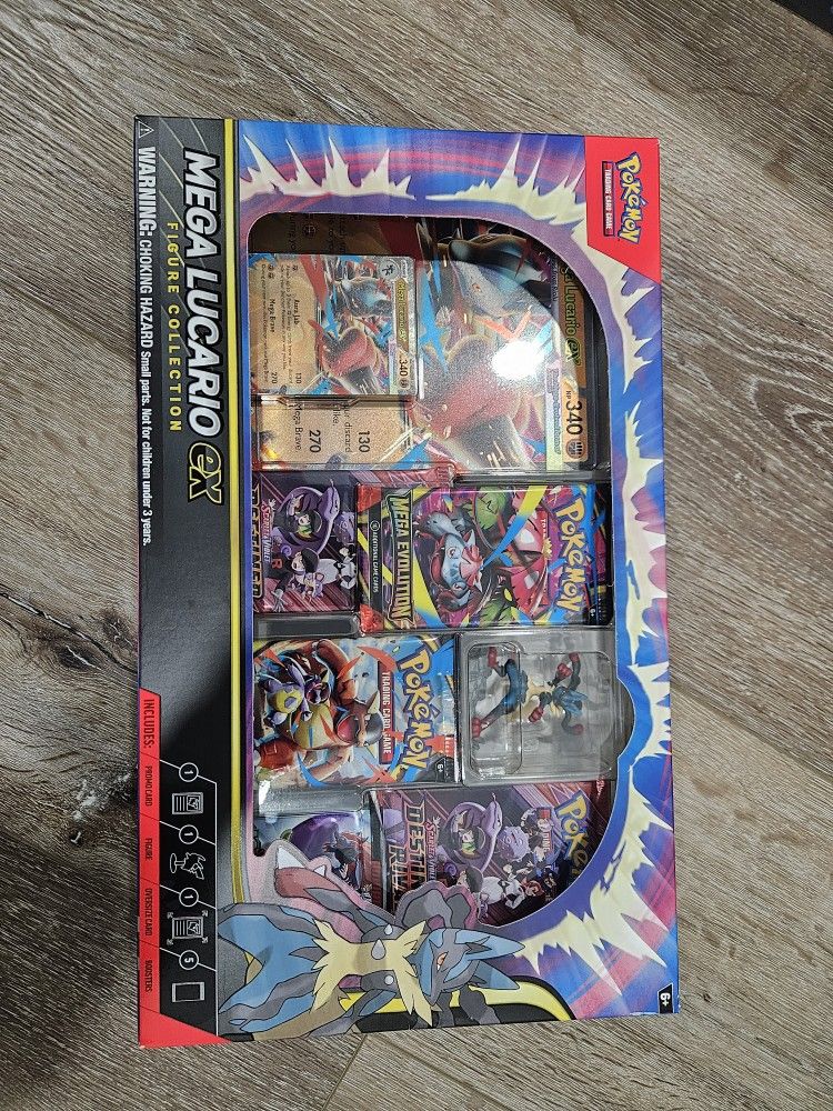 Mega Lucario Ex Box Set New