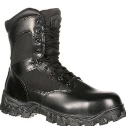 Tactical military steel toe men's boots size 12  wide