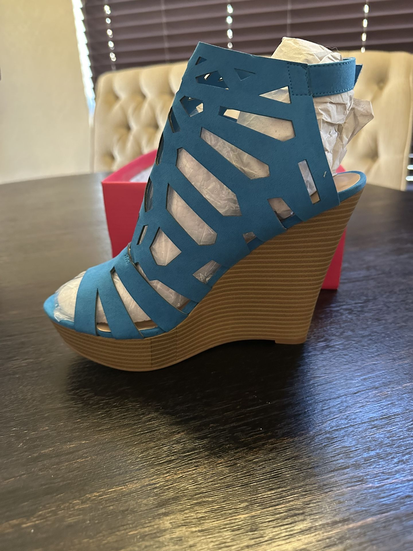 Brand New Wedge Sandals Size 9.5